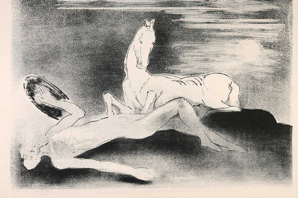 Британишский Лев Романович. После битвы. Лист из серии «Дон Кихот»